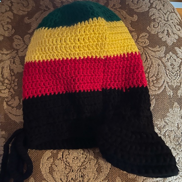 Men’s mega Rasta tam for dreadlocks with tightening string - Picture 2 of 3